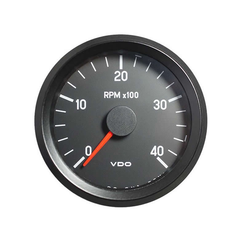 VDO Cockpit International Tachometer 4.000 RPM 80mm 12V